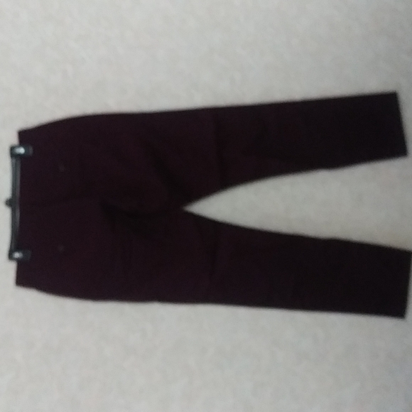Bonobos flat front pants, plum, size 32/32 - Picture 3 of 6